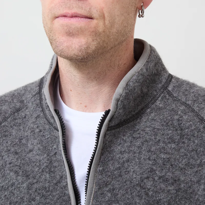 66 North Kaldi Half Zip Ash Grey-3