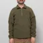 66 North Esja Half Zip Fleece Light Kelp