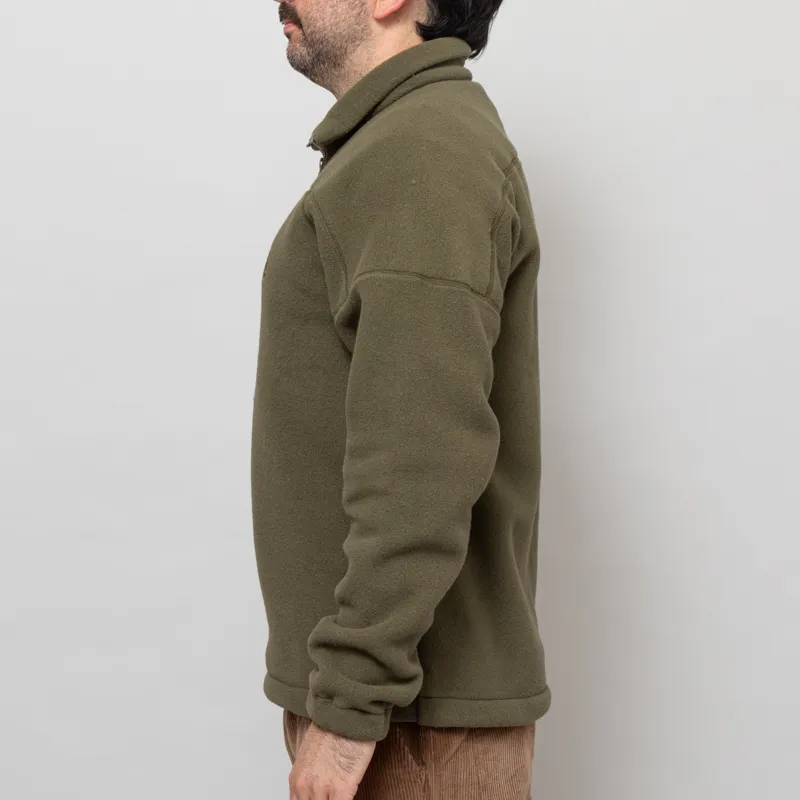 66 North Esja Half Zip Fleece Light Kelp-1