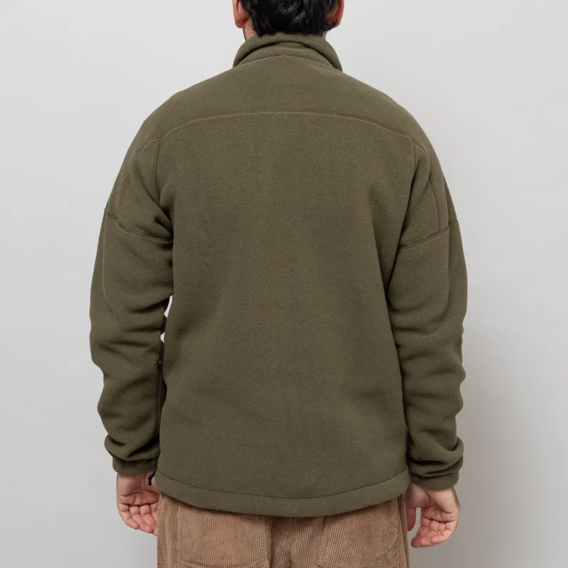 66 North Esja Half Zip Fleece Light Kelp-3