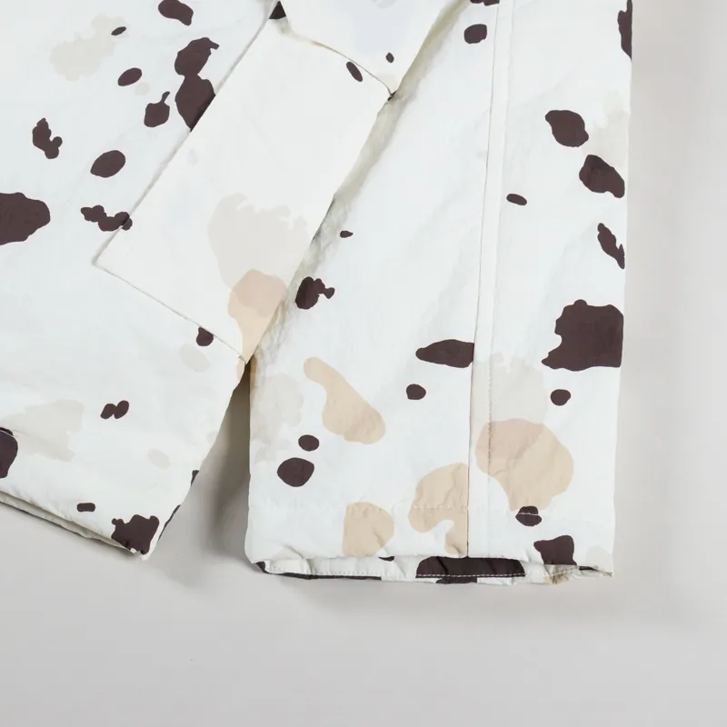 66 North Grotta Denim Shirt Jacket Eggshell Print-9