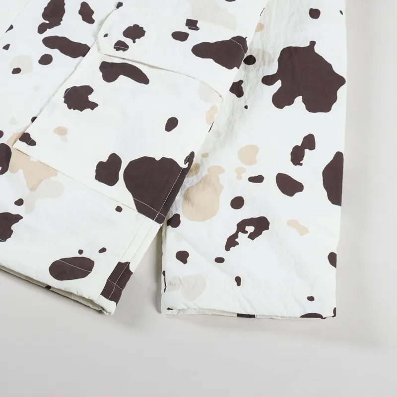 66 North Grotta Denim Shirt Jacket Eggshell Print-10