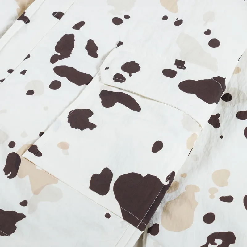 66 North Grotta Denim Shirt Jacket Eggshell Print-8