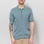 Fred Perry Cable Knitted Shirt Stockport Blue
