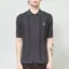 Fred Perry Tonal Vertical Stripe Shirt Anchor Grey