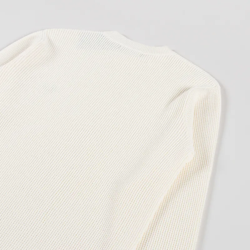 Fred Perry Waffle Stitch Jumper Ecru-3