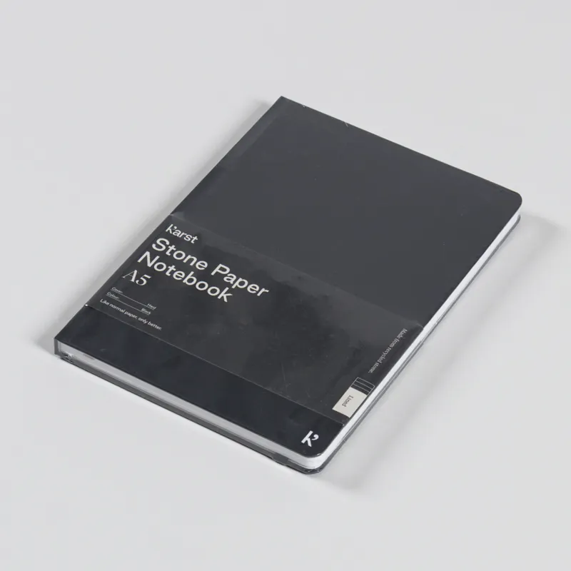 Karst Hardcover Lined Notebook A5 Black