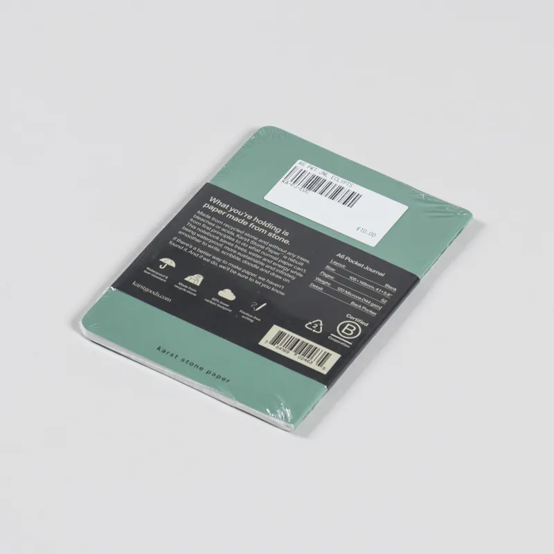 Karst Blank Pocket Journal A6 Eucalypt-1