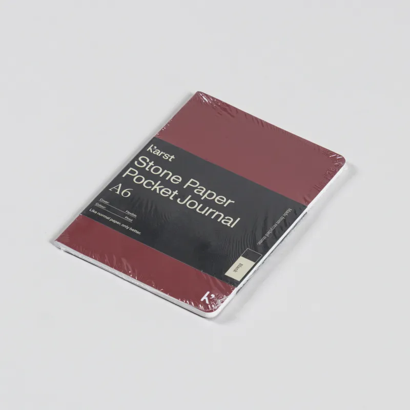 Karst Blank Pocket Journal A6 Pinot