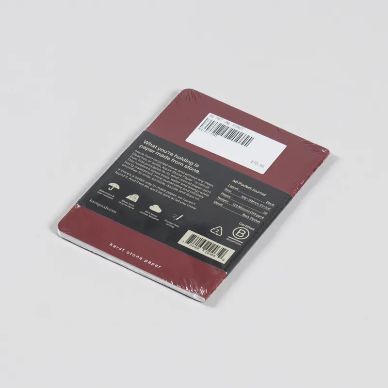 Karst Blank Pocket Journal A6 Pinot-1