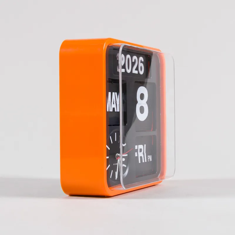 Karlsson Mini Flip Wall Clock Orange-2