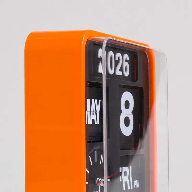 Karlsson Mini Flip Wall Clock Orange-3