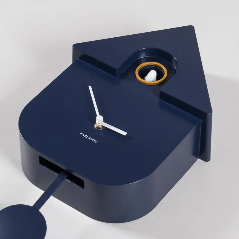 Karlsson Modern Cuckoo Wall Clock Dark Blue-2