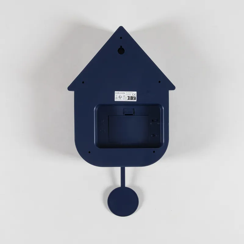Karlsson Modern Cuckoo Wall Clock Dark Blue-1