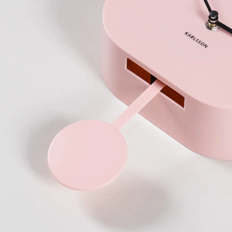 Karlsson Modern Cuckoo Wall Clock Soft Pink-6