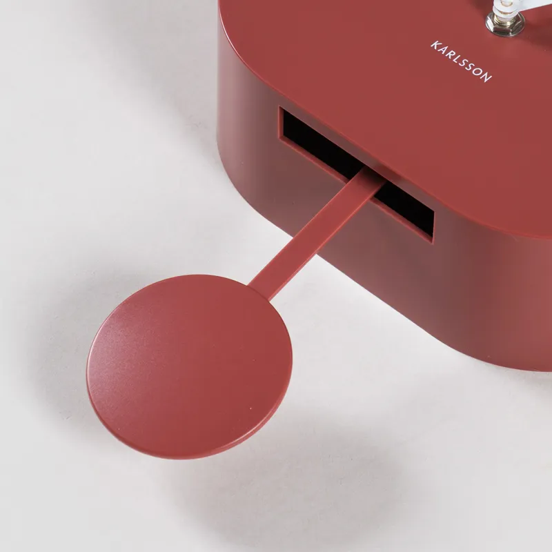Karlsson Modern Cuckoo Wall Clock Ochre Red-6
