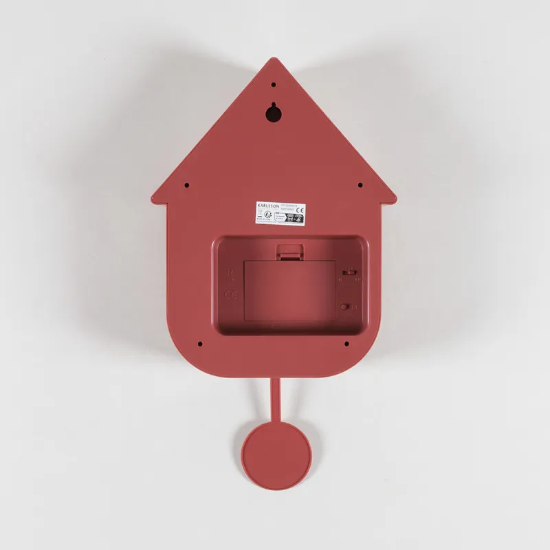 Karlsson Modern Cuckoo Wall Clock Ochre Red-1