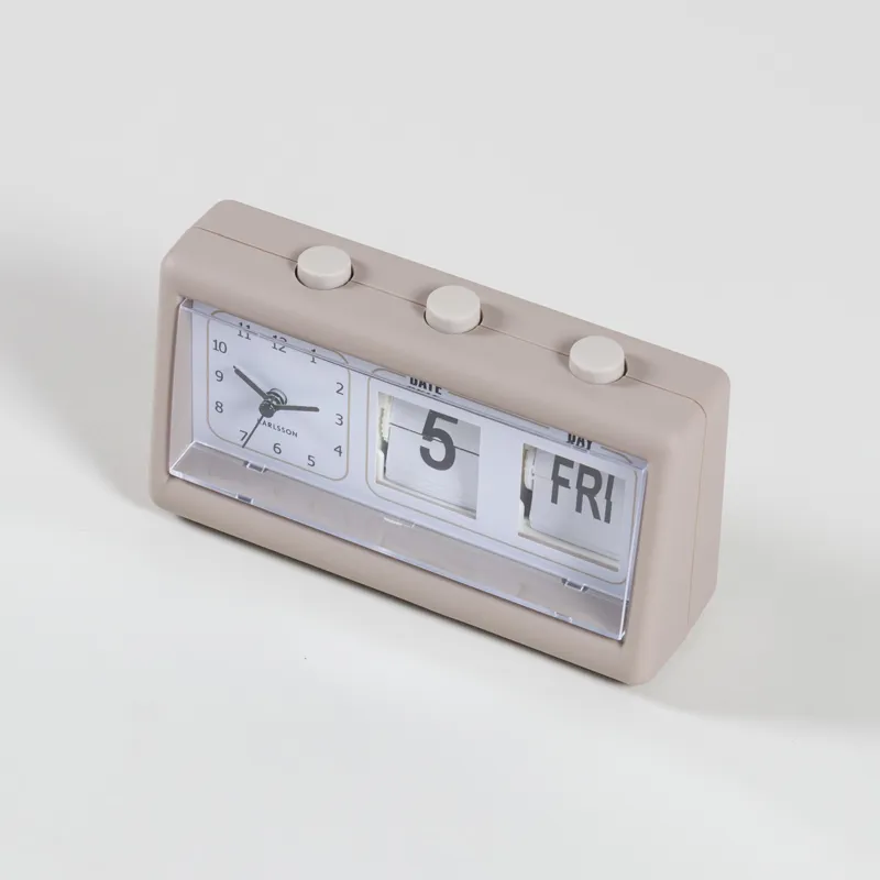 Karlsson Alarm Clock Data Flip Dark Grey-4