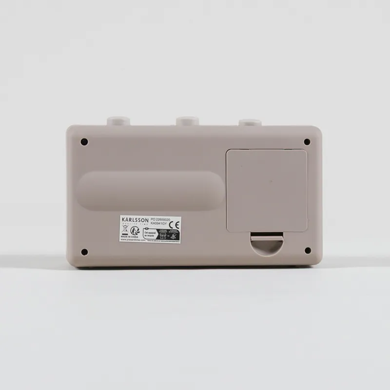 Karlsson Alarm Clock Data Flip Dark Grey-3