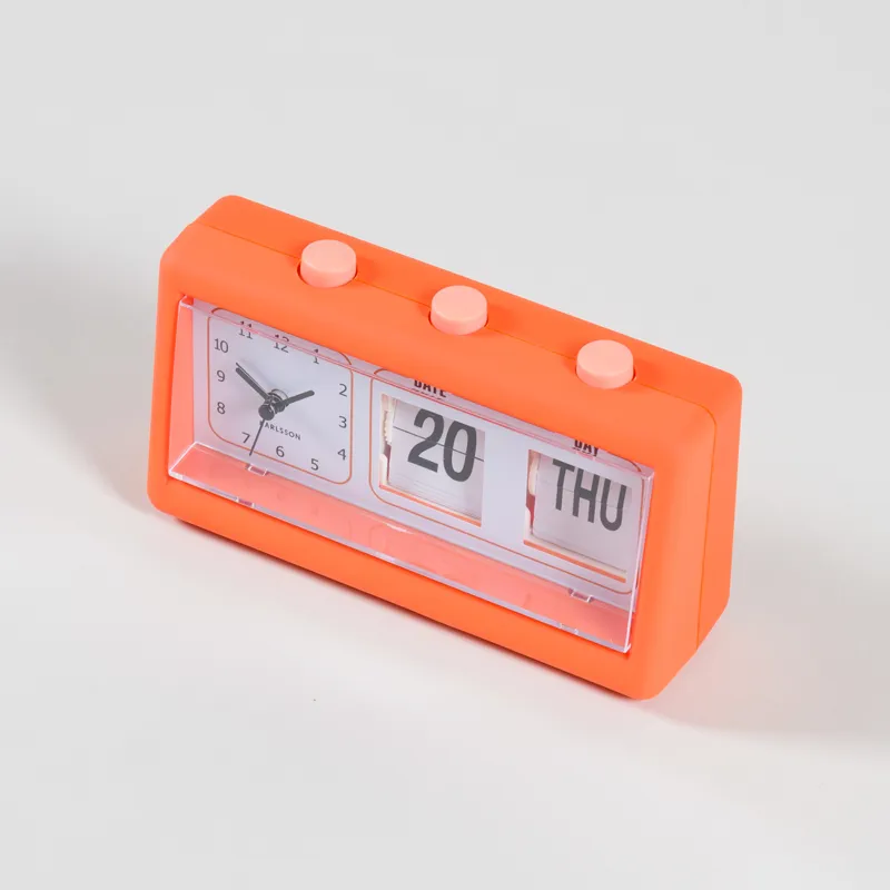 Karlsson Alarm Clock Data Flip Bright Orange-5