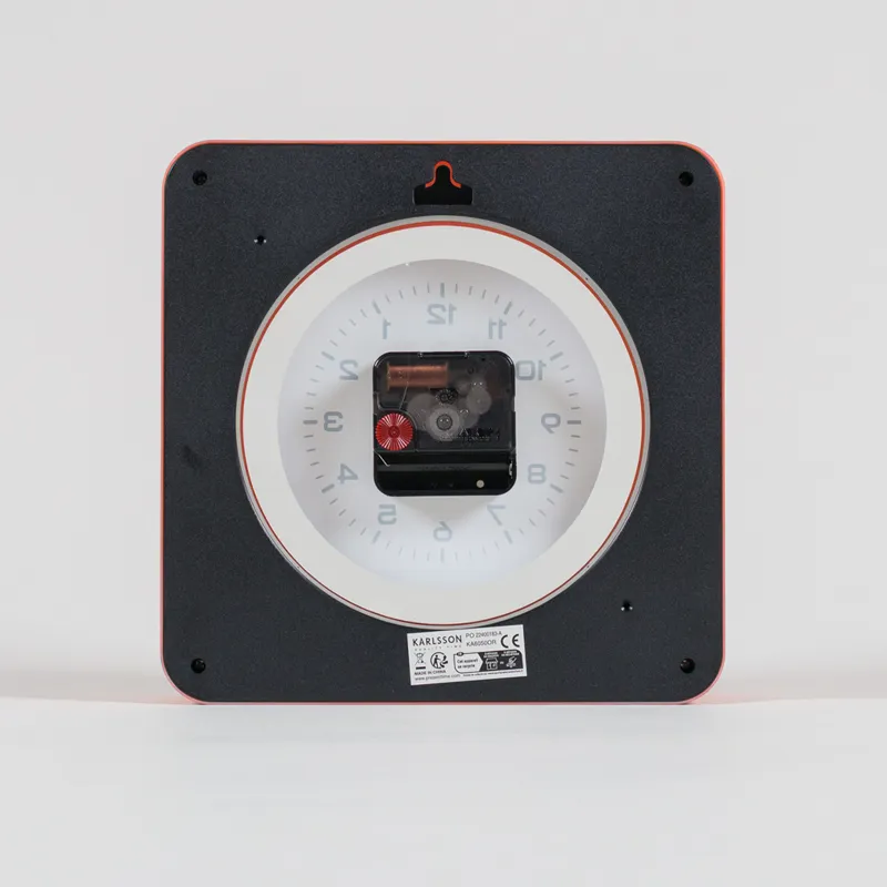 Karlsson New Vintage Wall Clock Bright Orange-3