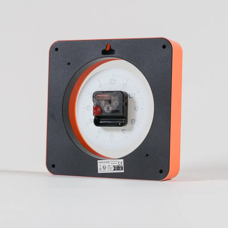 Karlsson New Vintage Wall Clock Bright Orange-4