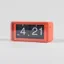 Karlsson Retro Boxed Flip Wall/Table Clock Bright Orange