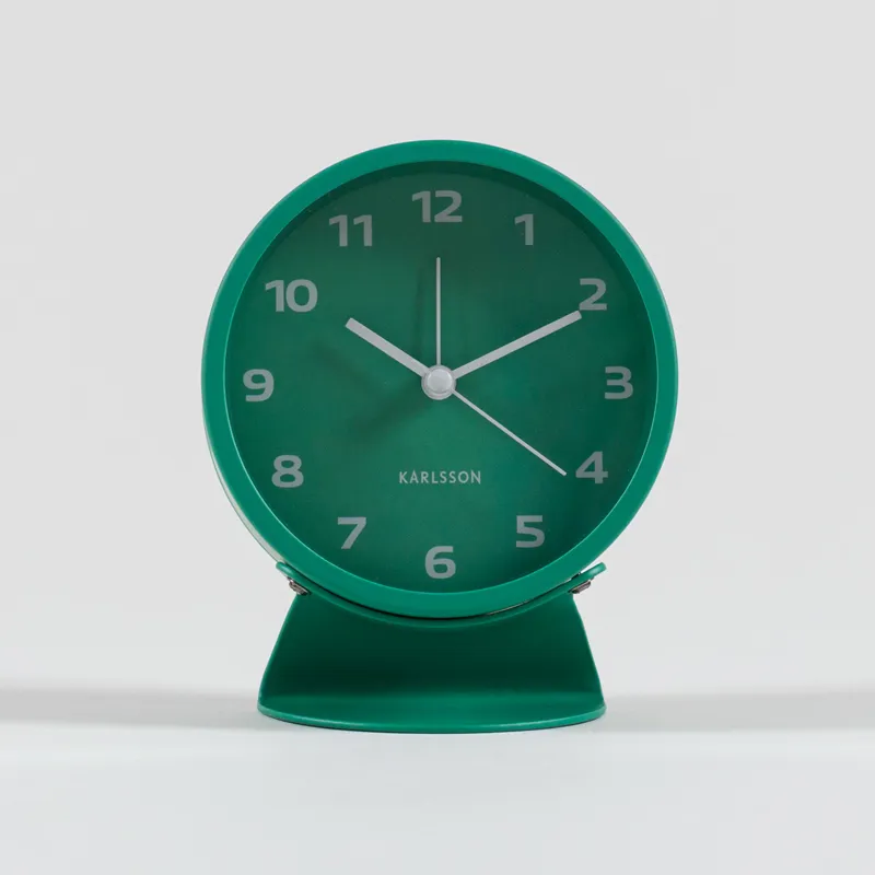 Karlsson Cool Retro Alarm Clock Retro Green-1