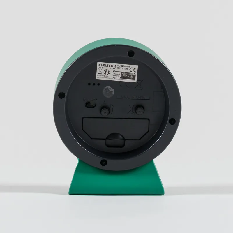 Karlsson Cool Retro Alarm Clock Retro Green-5