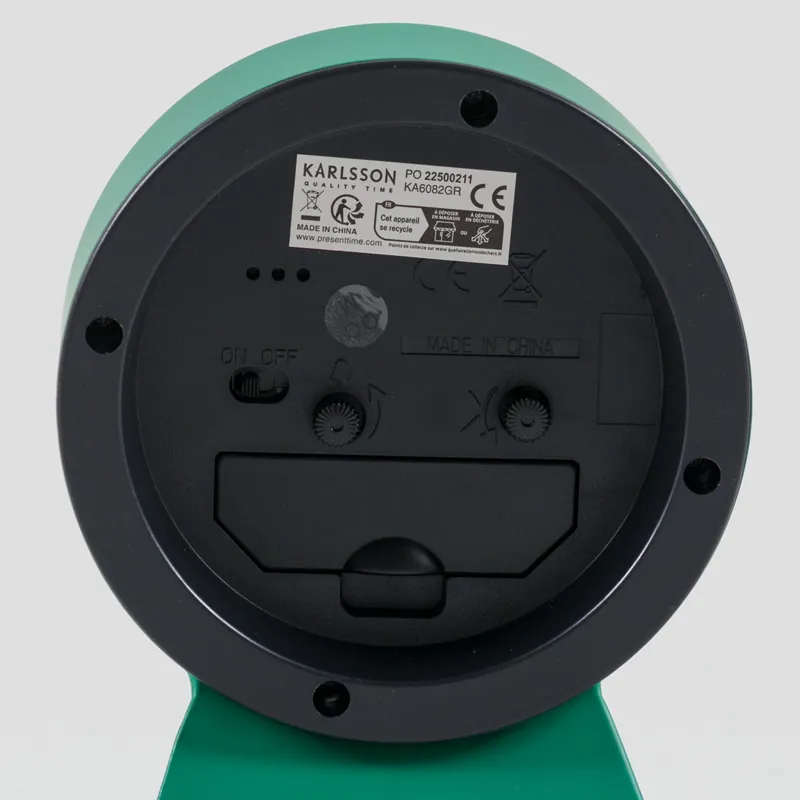 Karlsson Cool Retro Alarm Clock Retro Green-6
