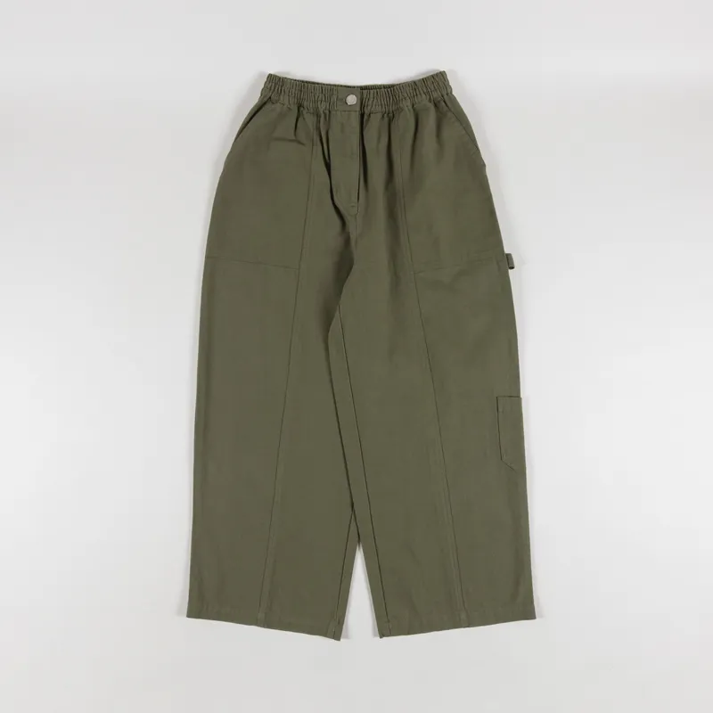 L.F. Markey Womens Kaleb Trousers Olive-1