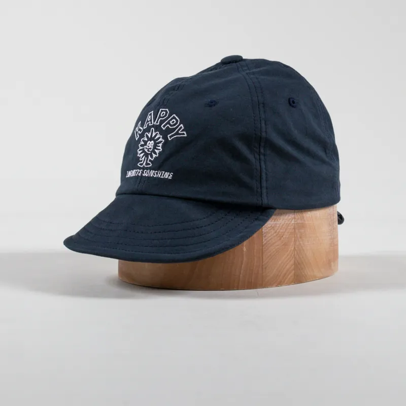 Kappy Design Unisex Six Pane Sunshine Logo Hat Cap Navy Blue