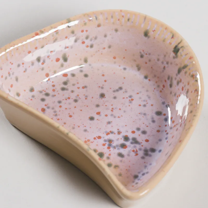 HKLIVING Shell Tapas Bowl Speckled-3