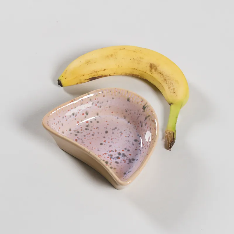 HKLIVING Shell Tapas Bowl Speckled-2