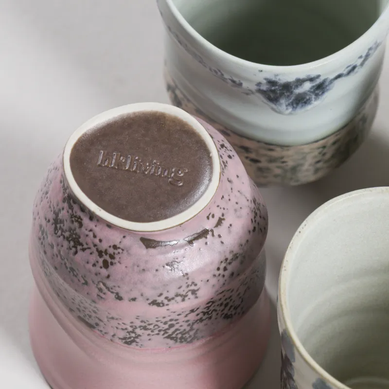 HKLIVING Artist Ceramics Coffee Mugs 4 Pack-7