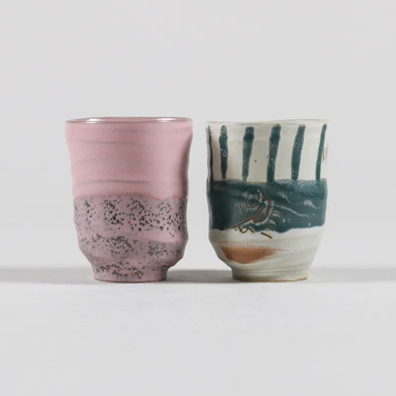 HKLIVING Artist Ceramics Coffee Mugs 4 Pack-2