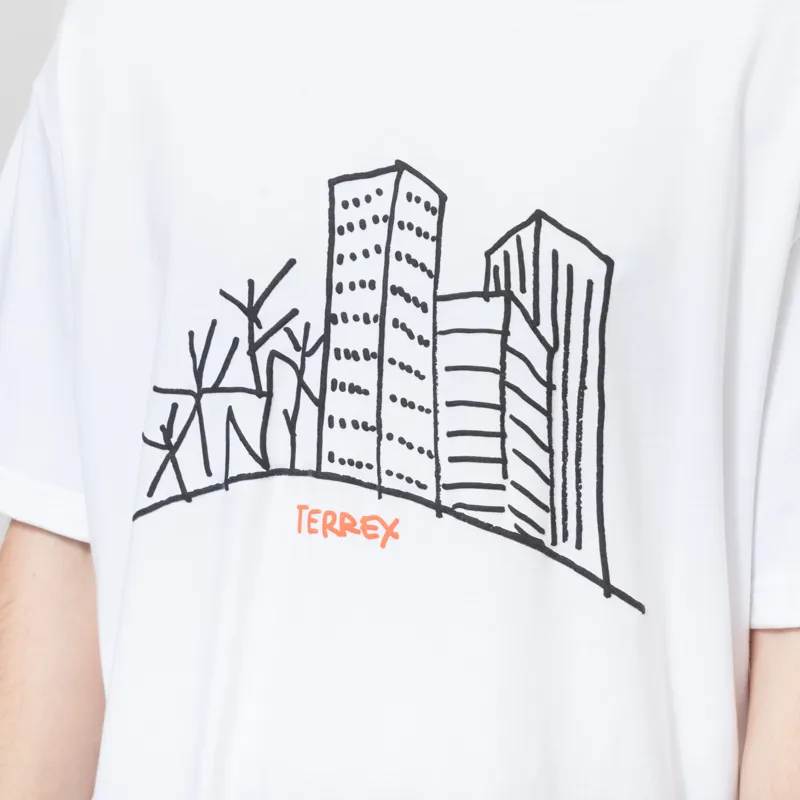 Adidas Gonz x Terrex Shmoofoil Xploric T Shirt White-3