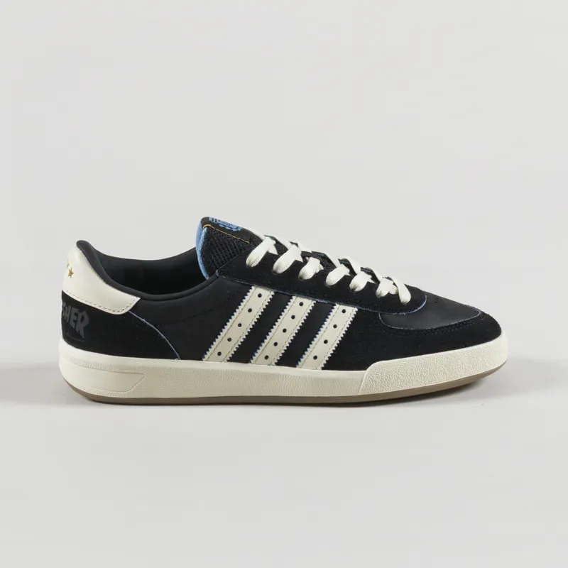 Adidas x Thrasher x Argentina Glenburn Shoes Black White Gum-2