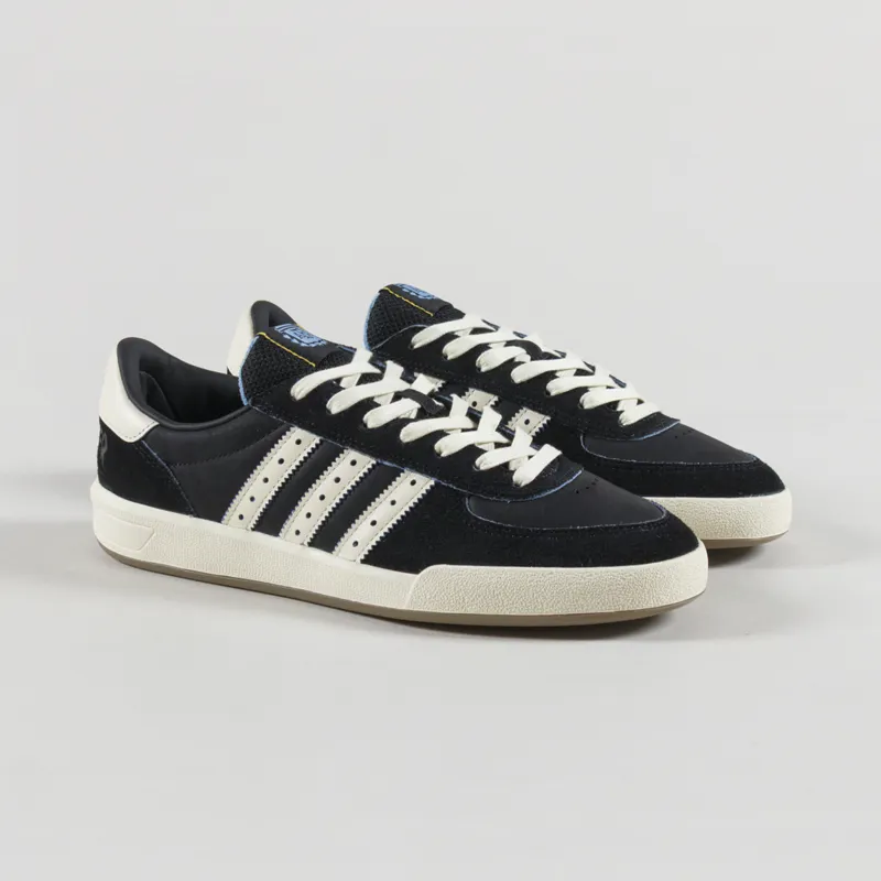 Adidas x Thrasher x Argentina Glenburn Shoes Black White Gum