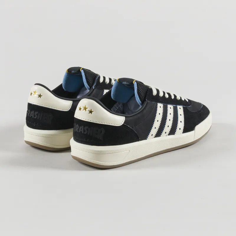 Adidas x Thrasher x Argentina Glenburn Shoes Black White Gum-1