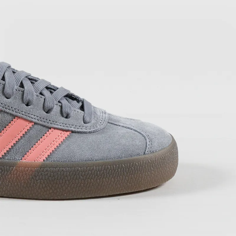Adidas Skateboarding Gazelle ADV Shoes Grey Three Gum-6