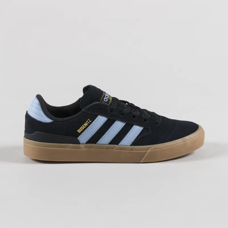 Adidas Skateboarding Busenitz Vulc II Shoes Black Clear Sky Gum-2