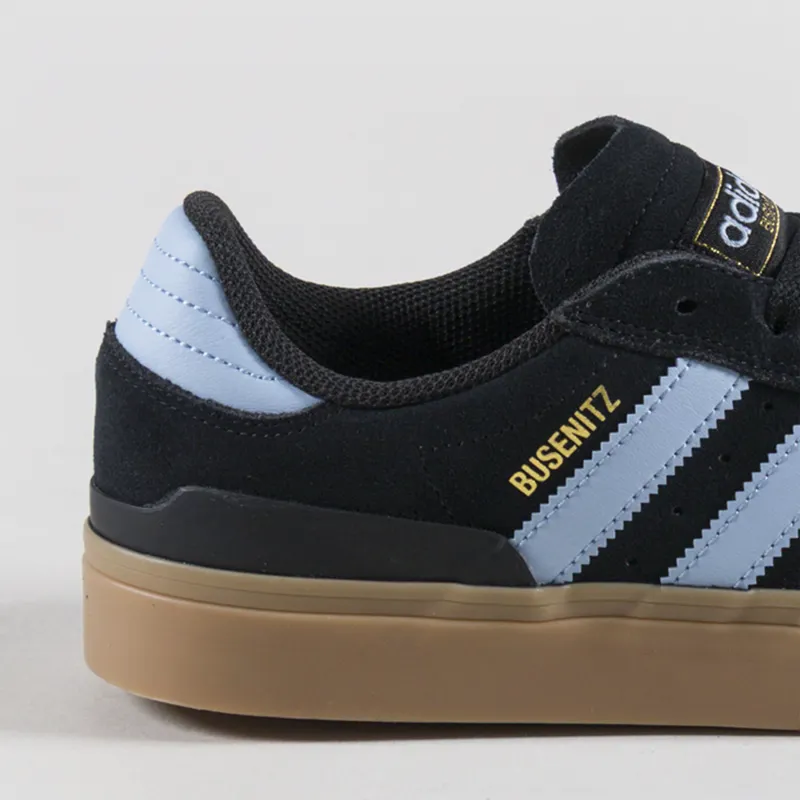 Adidas Skateboarding Busenitz Vulc II Shoes Black Clear Sky Gum-4