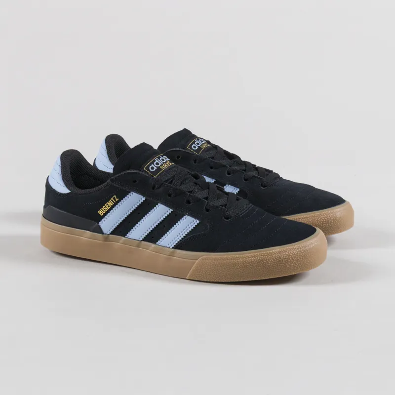 Adidas Skateboarding Busenitz Vulc II Shoes Black Clear Sky Gum