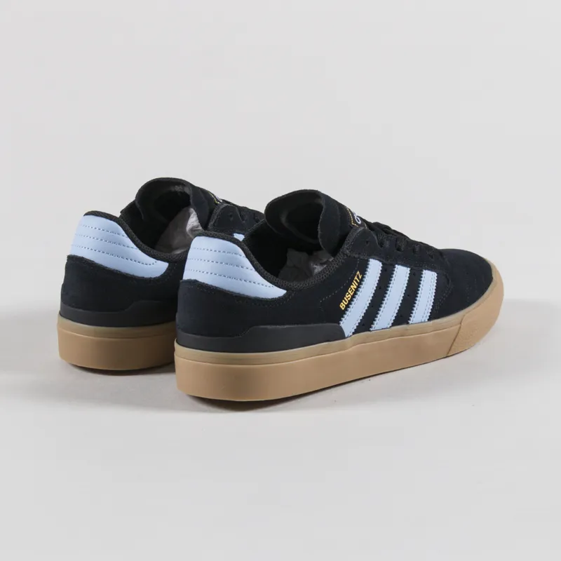 Adidas Skateboarding Busenitz Vulc II Shoes Black Clear Sky Gum-1
