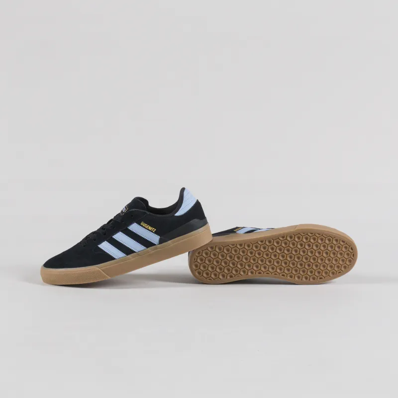 Adidas Skateboarding Busenitz Vulc II Shoes Black Clear Sky Gum-3