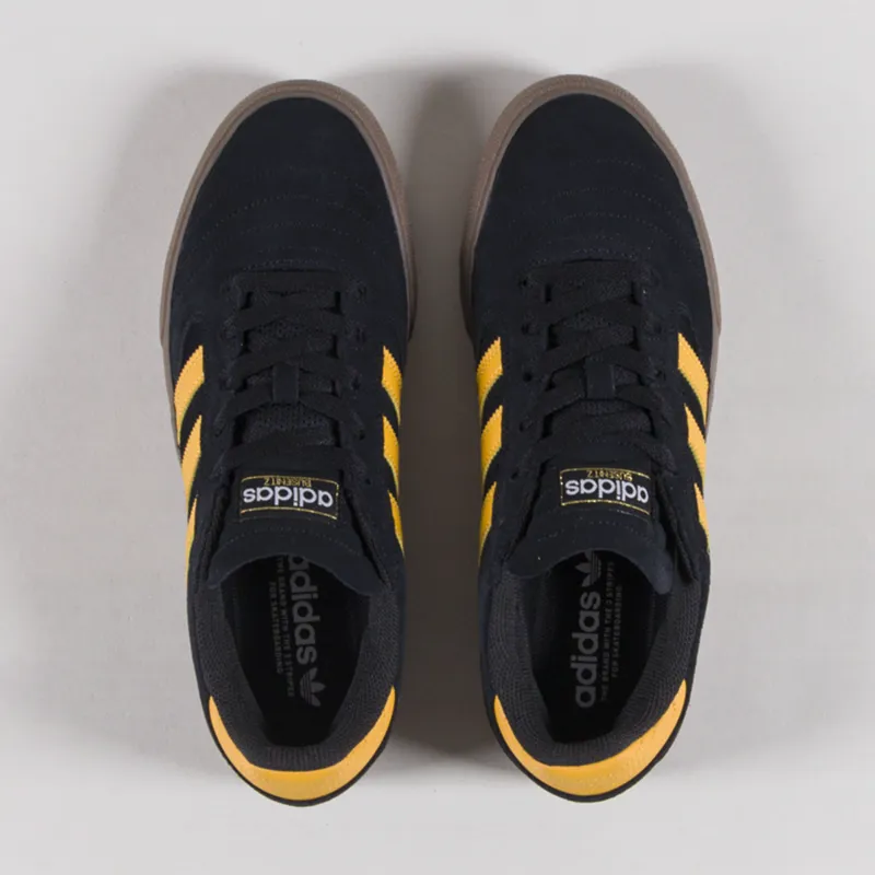 Adidas Skateboarding Busenitz Vulc II Shoes Black Preloved Yellow Gum-6