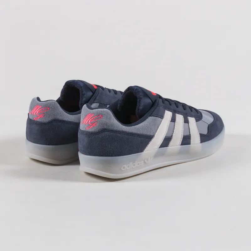 Adidas Skateboarding Aloha Super Shoes Legend Ink White Grey-1