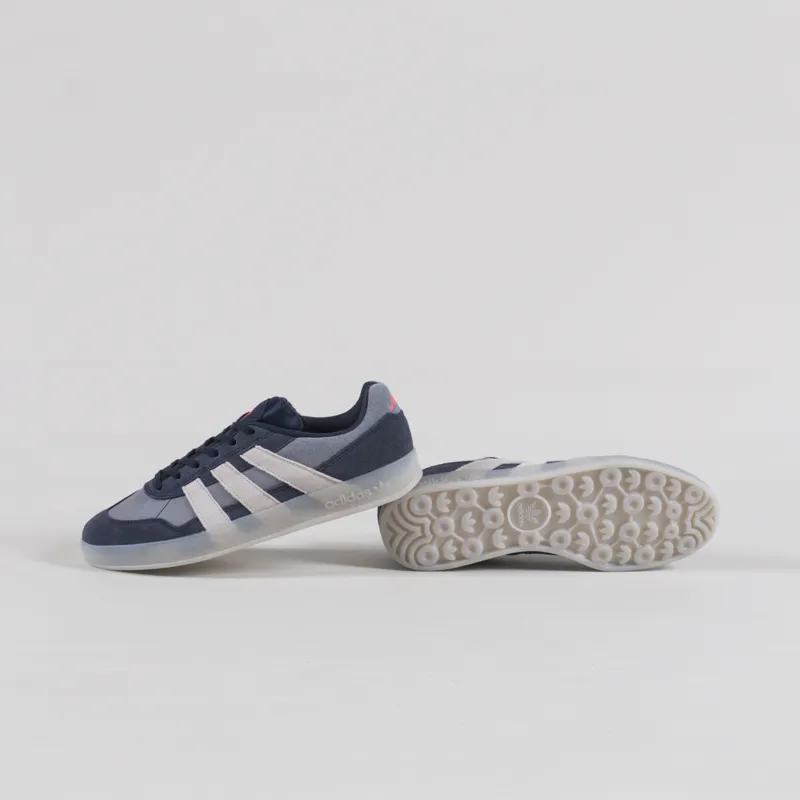 Adidas Skateboarding Aloha Super Shoes Legend Ink White Grey-3