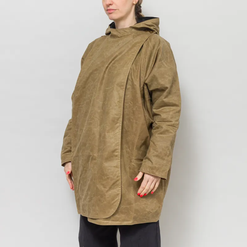 Kate Sheridan Womens Batwing Coat Sand Black-3